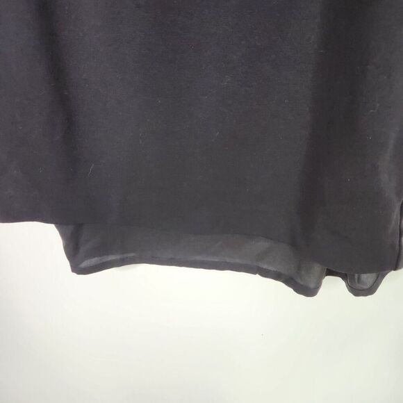 L.K. BENNETT Dress Womens 4‎ Black Cap Sleeve Shift Dress Officecore Corpcore - Picture 4 of 9